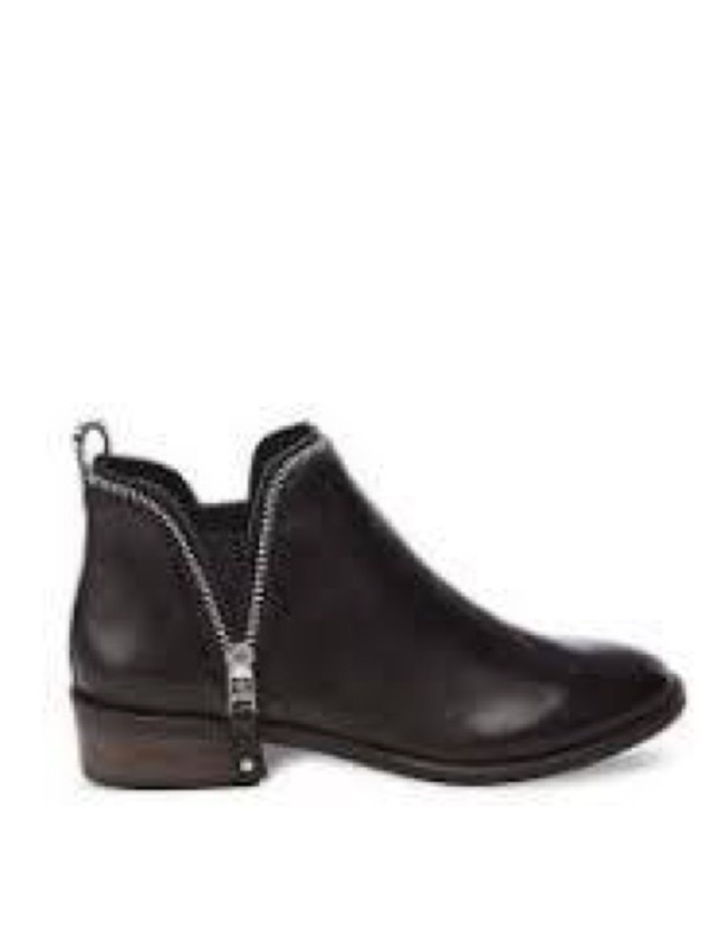 Steve Madden Black Leather Kaylee Boots